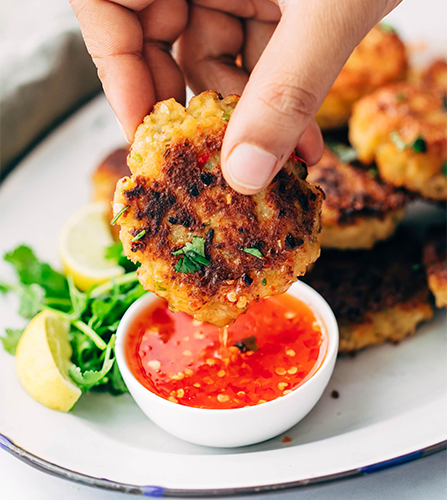 Asian Spiced Shrimp Cake