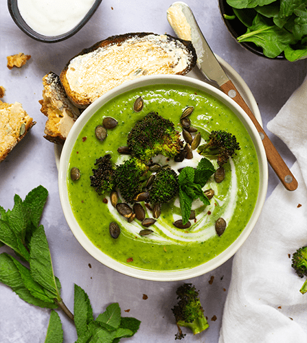 Broccoli and Pea Soup