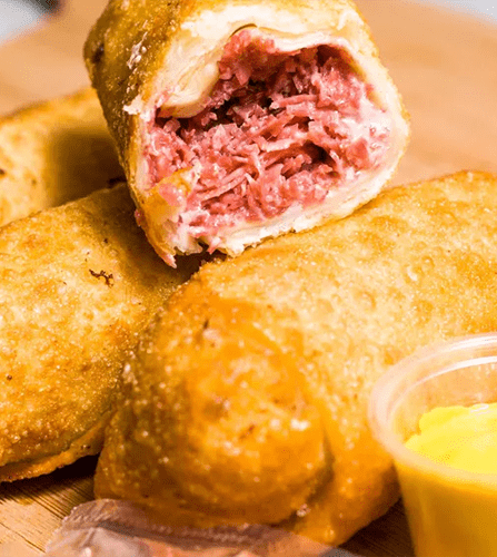 Luncheon Meat Egg Roll