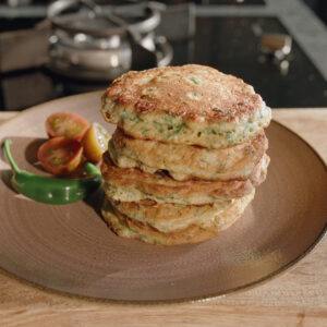 SPICY OKRA FRITTERS