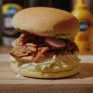 STRAWBERRY BARBECUE CHICKEN BURGERS
